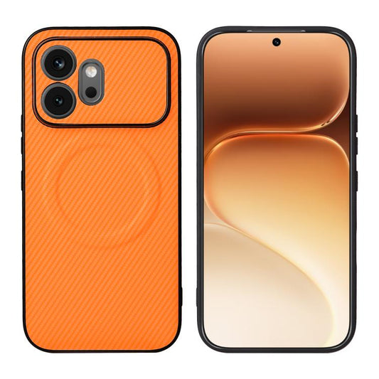 Precise Cutout Carbon Fiber Texture Vegan Leather Phone Case, For Honor 600 Global, For Honor 600 Lite Global, For Honor X6d / Play 60A, For Honor X8d 4G, For Honor X70i, For Honor X8c 4G