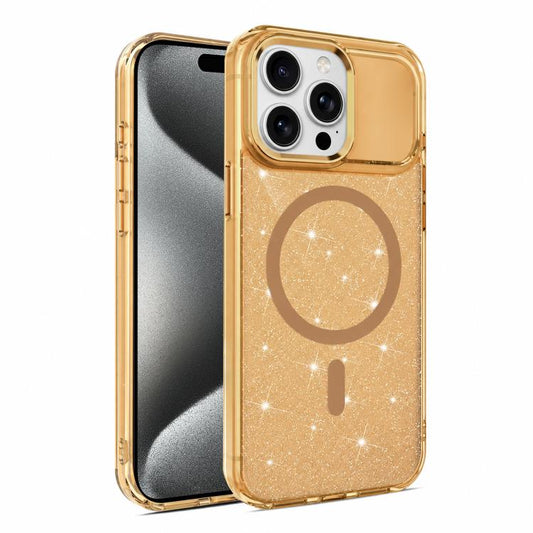 Luxury Glitter TPU + PC Magnetic Phone Case, For iPhone 15 Pro Max, For iPhone 15 Pro, For iPhone 15, For iPhone 14 / 13