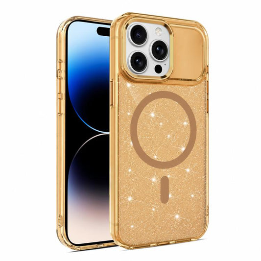 Luxury Glitter TPU + PC Magnetic Phone Case, For iPhone 14 Pro, For iPhone 14 Pro Max