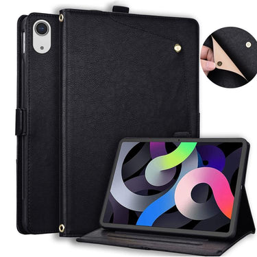 Front Pocket Business Vegan Leather Smart Tablet Case, For iPad 10.2 2021 / 10.5 2019