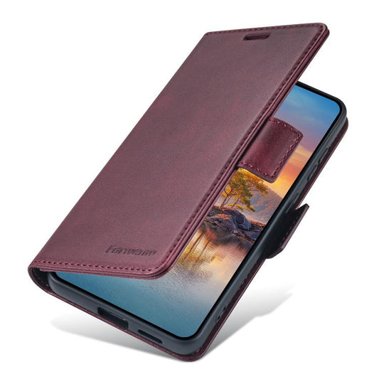 Forwenw F10 Dual-side Buckle Magnetic Vegan Leather Phone Case, For Galaxy S26+ 5G, For Galaxy S26 Ultra 5G, For Galaxy S26 5G, For Galaxy S25 5G, For Galaxy S25+ 5G, For Galaxy S25 Ultra 5G