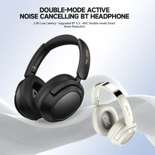 Eking ANC Noise Canceling Wireless Gaming Low Latency Headband Wireless Bluetooth Headphones, With 2.4G, Without 2.4G - UTrano