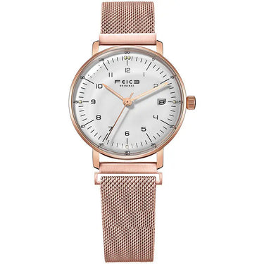 Flyke Fashion Simple Waterproof Watch Women's Ultra-thin Japanese Movement Calendar Women's Quartz Watch Foreign Trade Amazon Utrano