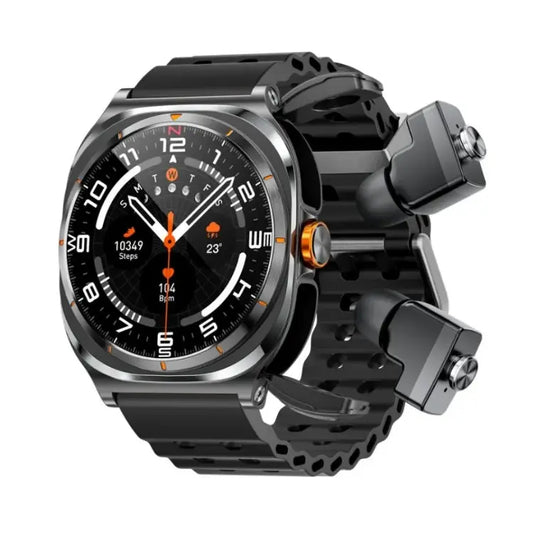GT98 1.53 inch 2 in 1 Bluetooth Headphone IP67 Waterproof Smart Watch Supports Blood Oxygen Monitoring Utrano