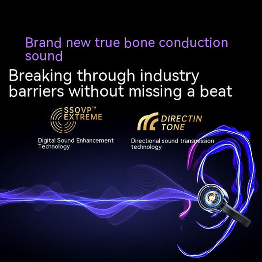 GW1 Bone Conduction Clip-on Wireless Bluetooth Headset