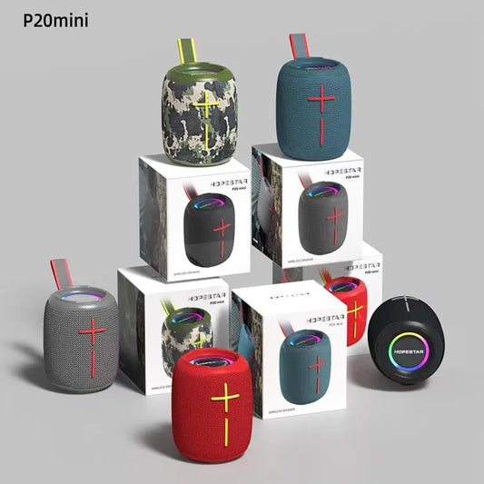 HOPESTAR P20 mini Waterproof Wireless Bluetooth Speaker, P20 mini(Black), P20 mini(Red), P20 mini(Grey), P20 mini(Blue) Utrano