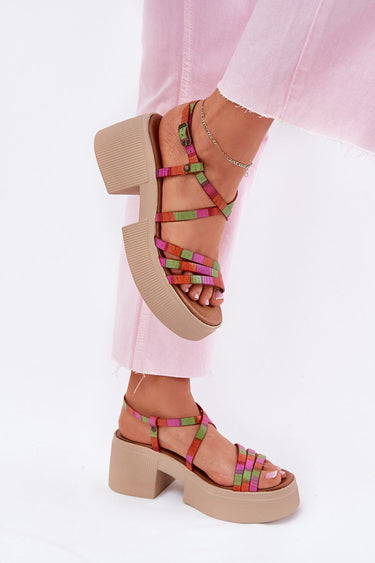 Heel sandals model 215023 Step in style