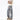 INS Streetwear Loose Patterned Lyocell Ice Silk Jeans