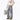 INS Streetwear Loose Patterned Lyocell Ice Silk Jeans