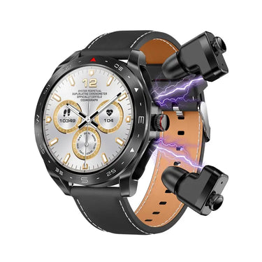 LEMFO T95 1.52 inch IPS Screen 2 in 1 Bluetooth Earphone Smart Watch Support Health Monitoring Utrano