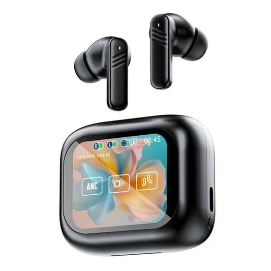 LX-10 Full-Color Touch Screen ANC+ENC Dual Noise Reduction In-Ear Wireless Bluetooth Earphone - UTrano