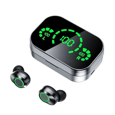 Large Screen Smart Digital Display In-ear Breathing Light Sports Earphones Utrano