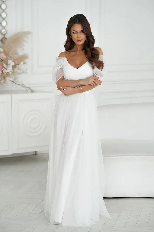 Long dress model 196092 Bicotone