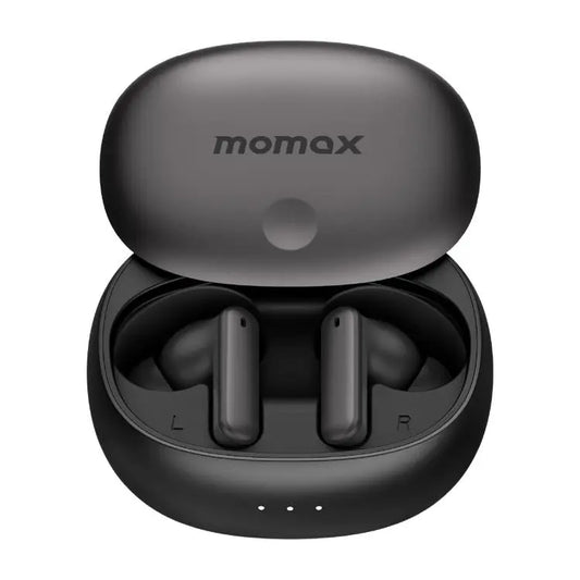 MOMAX 1-Vibe Lite True Wireless Noise Cancelling BT5.4 Earphones Black