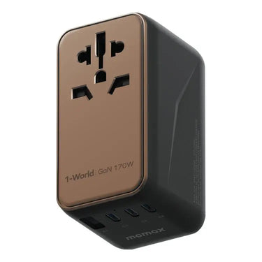 MOMAX UA17 1-World PD170W GaN Global Travel Fast Charging Socket, UA17 Utrano