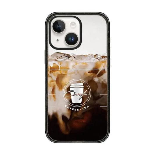 Matcha Latte Cake Pattern Magnetic Acrylic TPU Phone Case, For iPhone 14 Plus, For iPhone 14, For iPhone 14 Pro, For iPhone 14 Pro Max