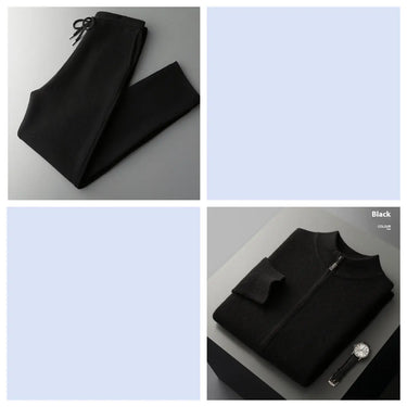 Men's Double-strand Thickened Wool Suit Cardigan