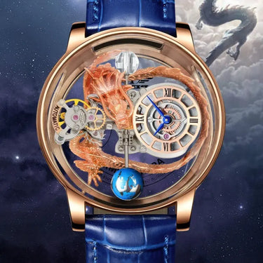 Men's Fashion Tourbillon Good Luck Comes Watch Utrano