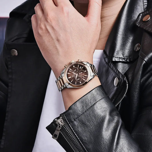 Men's Quartz Chronograph Fashion Waterproof Watch Utrano