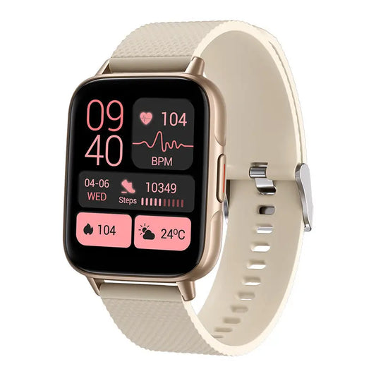New FW02 Smart Watch Couple NFC Offline Payment Bluetooth Calling Voice Assistant Real Blood Oxygen Utrano