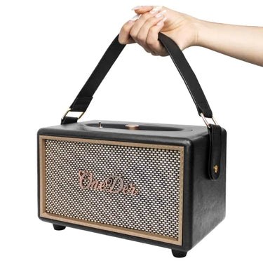 Oneder D6 40W Retro Classic Wooden Portable Outdoor Bluetooth Speaker, D6 - UTrano