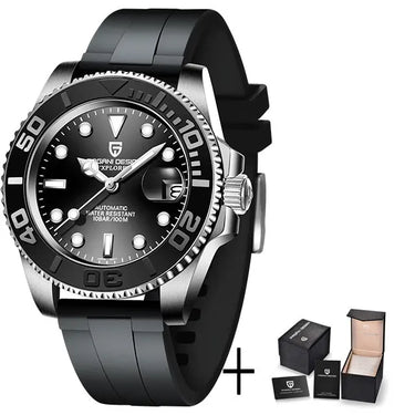 PAGANI DESIGN Men's Waterproof Stainless Steel Automatic Mechanical Watch - UTrano
