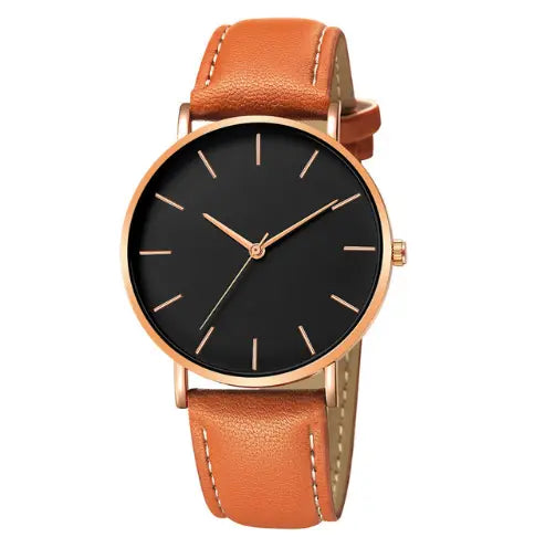 Personality fashion twelve nails men and women belt watch Utrano