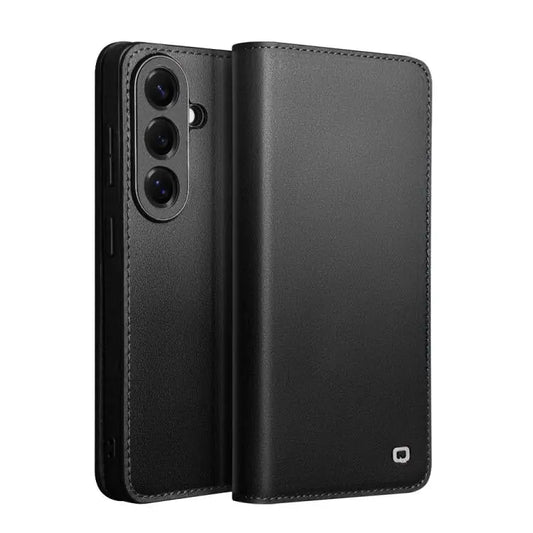 QIALINO Classic Gen2 Genuine Leather Phone Case, For Samsung Galaxy S26+ 5G, For Samsung Galaxy S26 Ultra 5G, For Samsung Galaxy S26 5G
