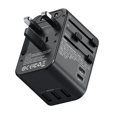 ROCK T62 35.5W Global Travel Multifunctional Plug PD Charger Power Adapter, T62 Utrano