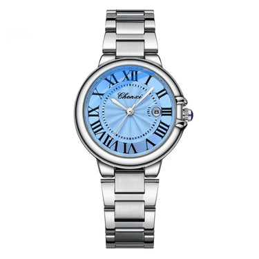 Roman Couple Watches Calendar Steel Belt Waterproof Luminous Classic Utrano