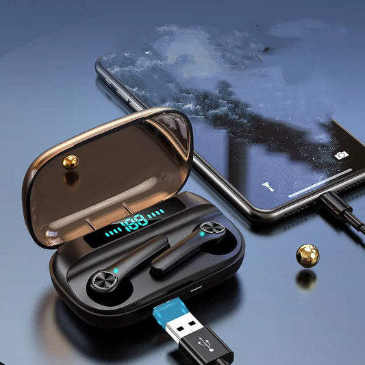 S3 5.0 Bluetooth Headset Lossless Noise Reduction Digital Display Utrano