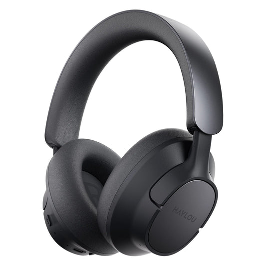 HAYLOU FlowLoop S33 Wireless Headphones Over Ear Bluetooth Earphones 45dB Active Noise Cancellation Hi-Res LDAC 100h Playtime