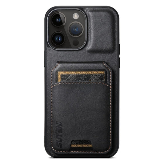 Suteni H02 Leather Wallet Stand Back Phone Case, For iPhone 14 Pro Max, For iPhone 13 Pro Max, For iPhone 13 Pro, For iPhone 13, For iPhone 12 Pro Max, For iPhone 11 Pro Max, For iPhone 11, For iPhone 11 Pro