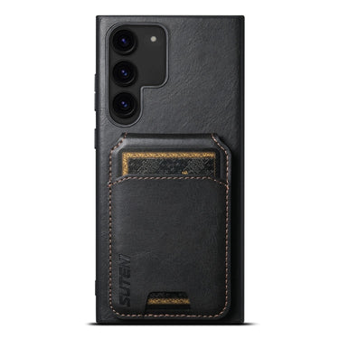 Suteni H02 Leather Wallet Stand Back Phone Case, For Samsung Galaxy S22 Ultra 5G, For Samsung Galaxy S22+ 5G, For Samsung Galaxy Note20 5G, For Samsung Galaxy Note20 Ultra 5G