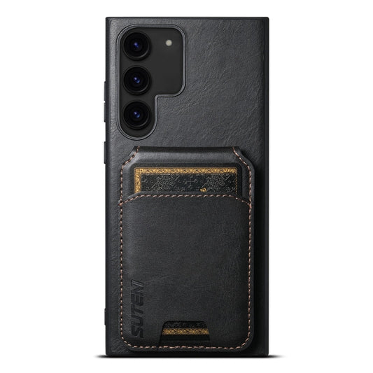 Suteni H02 Leather Wallet Stand Back Phone Case, For Samsung Galaxy S22 Ultra 5G, For Samsung Galaxy S22+ 5G, For Samsung Galaxy Note20 5G, For Samsung Galaxy Note20 Ultra 5G