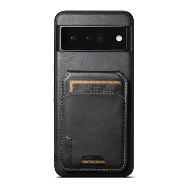 Suteni H02 Leather Wallet Stand Back Phone Case, For Google Pixel 6 Pro, For Google Pixel 6