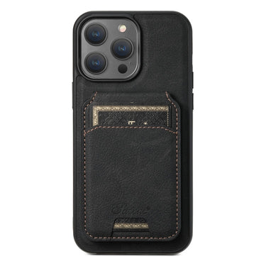 Suteni H17 Litchi Texture Leather MagSafe Detachable Wallet Phone Case, For iPhone 15, For iPhone 14 Plus, For iPhone 14, For iPhone 14 Pro, For iPhone 14 Pro Max, For iPhone 13 Pro Max
