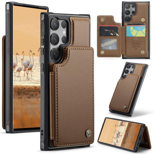 CaseMe C22 Card Slots Holder RFID Anti-theft Phone Case, For Samsung Galaxy S25 Ultra 5G, For Galaxy S25 FE / S26 FE 5G, For Samsung Galaxy A17