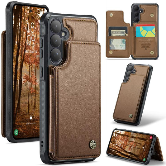 CaseMe C22 Card Slots Holder RFID Anti-theft Phone Case, For Samsung Galaxy S26 5G, For Samsung Galaxy A57 5G, For Samsung Galaxy A37 5G, For Samsung Galaxy S25 Edge 5G