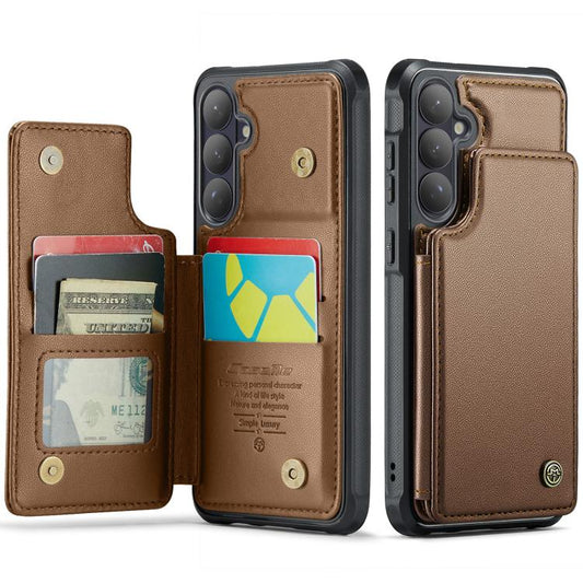 CaseMe C22 Card Slots Holder RFID Anti-theft Phone Case, For Galaxy S26 FE 5G, For Galaxy Z Fold8 Ultra 5G, For Samsung Galaxy S26+ 5G, For Samsung Galaxy S26 Ultra 5G