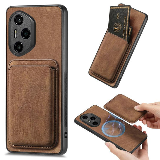 Retro Leather Card Bag Magnetic Phone Case For Honor 300 Pro,Honor 300,Honor X60 Pro 5G,Honor X60 5G