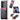 Twill Fabric Leather Skin Card Bag Magnetic Back Phone Case, For Galaxy Z Fold5, For Galaxy Z Fold4, For Galaxy Z Fold3 5G