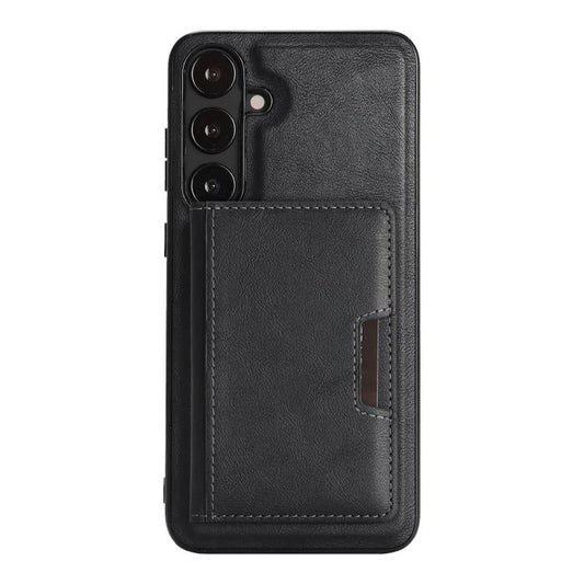 Strong MagSafe Magnetic Two-Fold Card Bag Leather Phone Cases for Samsung Galaxy
