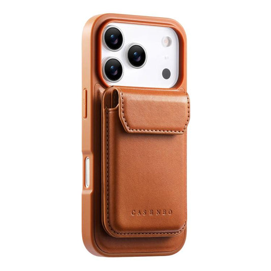 CaseNeo Retro Multi-Card Bag Magnetic Back Phone Case, For iPhone 17