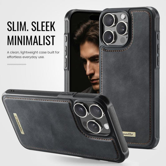 CaseMe C69 Series Magnetic Vegan Leather Back Phone Case, For iPhone 15 Pro Max, For iPhone 15 Pro, For iPhone 15, For iPhone 14