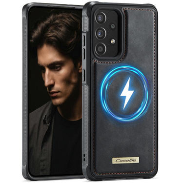 CaseMe C69 Series Magnetic Vegan Leather Back Phone Case, For Samsung Galaxy A52 / A52s 5G, For Samsung Galaxy S21 FE 5G, For Samsung Galaxy S21 5G, For Samsung Galaxy S21+ 5G