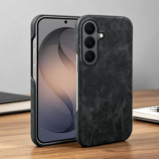 Retro-skin Magnetic Vegan Leather Back Phone Case, For Galaxy S26+ 5G, For Galaxy S26 Ultra 5G, For Galaxy S26 5G
