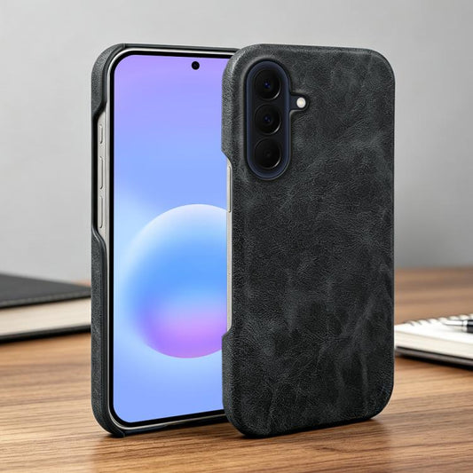 Retro-skin Magnetic Vegan Leather Back Phone Case, For Galaxy A57 5G, For Galaxy A37, For Galaxy S25 FE 5G