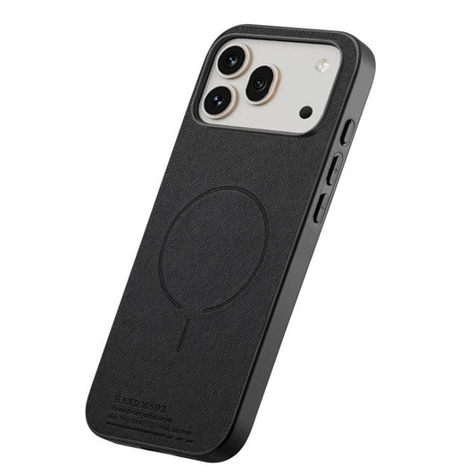 Fabric Magnetic PU Back Cover Phone Case, For Honor 600 Pro Global, For Honor 600 Global
