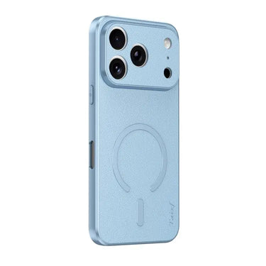 Sheepskin Vegan Leather Magnetic Phone Case, For iPhone 17 Pro Max, For iPhone 17 Pro, For iPhone 17